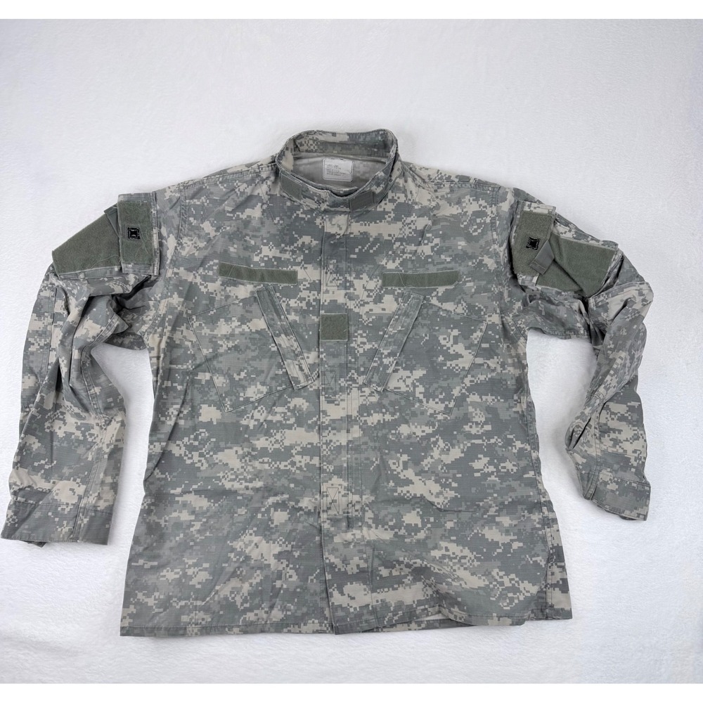 UNICOR Army Combat Uniform ACU‎ Coat Digital Camo UCP Ripstop Large Long Jacket